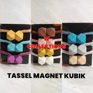 TASSEL CURTAIN RUBIK MAGNET CURTAIN TIE ROPE CURTAIN CURTAIN TASSEL MAGNET RUBIK
