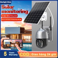 Solar Optical Solar Surveillance camera CCTV WIFI 4G Home Remote Monitoring V380 Pro HD 37300MAH wit