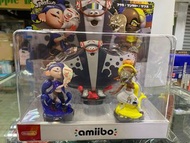 全新 香港行貨 amiibo Splatoon 漆彈大作戰 魚漿幫 曼曼+莎莎+鬼福