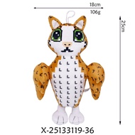 Cute Blue No. 67 Plush Toy Stuffed Doll Steal a Brainrot Game Character Collectible Soft Plushie Gif