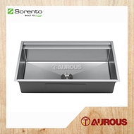 SORENTO STAINLESS STEEL 304 WORKSTATION MULTIFUNCTIONAL KITCHEN SINK SINGLE BOWL WITH ACCESSORIES (S