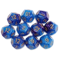 10 Pcs Dungeons and Dragons Dice Set - D12 Dice Set D&d Dice Polyhedral Dice Set Role Playing Dice S