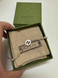 Gucci 純銀珠珠手鍊