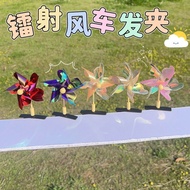 风可爱同款旋转风车发夹 9E4P Windmill Hair Clip Cute Kids Funny Moving Rotating Hair Accessories Headwear New Hi
