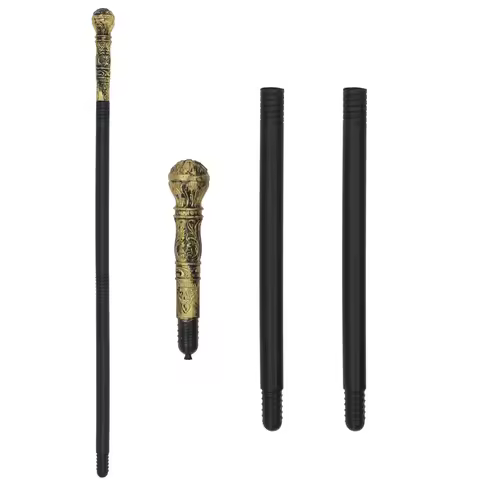 Halloween Party Walking Cane Cosplay Prop Walking Stick Sickle Fork Halloween Costumes Accessory for