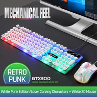 ✯BISA COD✯Set Mouse Dan Keyboard Gaming USB Cable RGB/keyboard Komputer