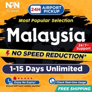 Malaysia SIM Card Ultra 1-15 Days Daily 500MB-3GB Unlimited Data | Instant 24h Airport Pickup | High