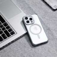 iPhone 15系列 Saturn土星抗菌防摔磁吸手機殼-雅痞灰