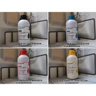 Glossy Color Toner Powder Cf410A, Cf411A, Cf510, Cf330X, Cf331A 100 Gram Cyan Bottle
