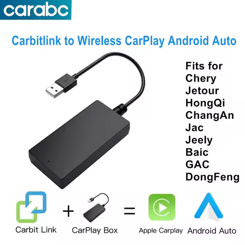 Carbitlink Smartlink Easy Connection to Wireless CarPlay Android Auto For Chery Jetour X70 X70S X90 
