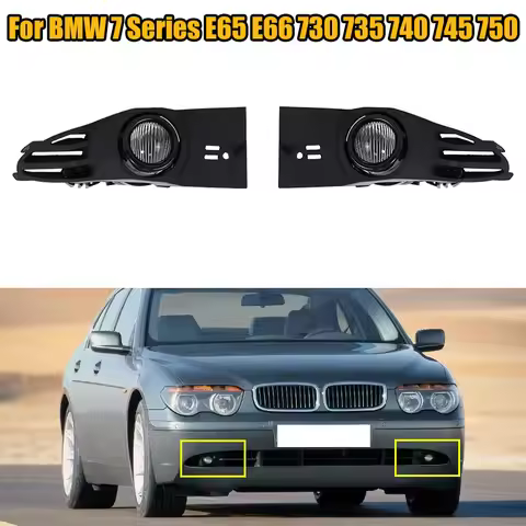 For BMW 7 Series E65 E66 730 735 740 745 750 2000-2005 Car Front Bumper Fog Lights Assembly Anti Fog