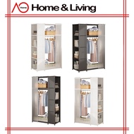 AO HOME Easy Assemble Durable Stainless Steel Storage SJ Wardrobe Fashion Simple High Looking Dustpr