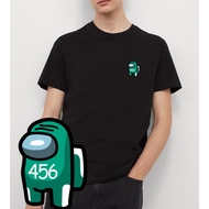 Among Us Squid Game Player 456 Tee Unisex Adult Cotton T-Shirts