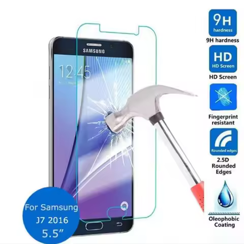 2.5D Tempered Glass For Samsung galaxy J7 2016 Protective Film Explosion-proof Screen Protector for 