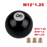 Universal 8 Ball Billiard Round Manual Gear Shift Lever Shifter Knob 8 Billiard Pool Ball Replacemen