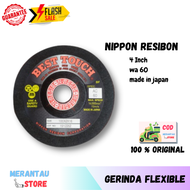 Batu Gerinda Flexible Mata Gerinda Fleksibel 4" x 2MM NIPPON RESIBON Best Touch WA 60 Batu Grinda Fl