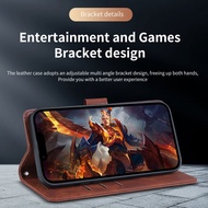 Case Samsung A35 5G Case For Flip Stand Card Dermis Leather Phone Wallet Cover Phone case klq-pt