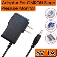 อแดปเตอร์ เครื่องวัดความดันโลหิต Omron Adapter 6V 1000mA 1A AC DC Power Adapter Charger US plug For 