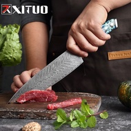 Damascus Steel Knife Set Kitchen Knives Chef Knife Japanese
