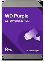 Western Digital 8TB WD Purple Surveillance Internal Hard Drive HDD - SATA 6 Gb/s, 128 MB Cache, 3.5"