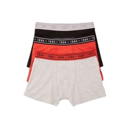 M&S 3pk Cotton Rich Plain Trunks (6-16 Yrs) - T71/2580A