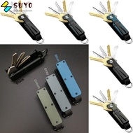 SUYO Keys Fob with Clip, Metal Modern Key Organizer,  with Screwdriver Holds 2-6 Keys Multi-function