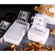 PLASTIK KOTAK BEKAS TARIK DUIT PLASTIC MONEY BOX SURPRISE CAKE DECORATION BOUQUET FLOWER 蛋糕拉钱盒子