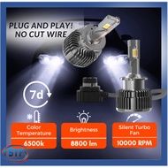 2 Pcs Super Bright LED More Than HID Light/Canbus TDCU Car LED Headlight D1S/D2S/D2R/D3S/D4S/D4R/D8S