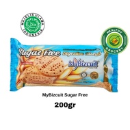 MyBizcuit SUGAR FREE Digestive Biscuit 200gr / Biskuit Gandum Tanpa Gula ( BLUE ) / Biskuit