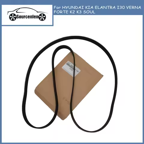 Auto Parts Engine Belt Alternator V-belt OEM 252122B000 25212-2B000 for HYUNDAI KIA ELANTRA I30 VERN