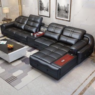Sofa Leather Ruang Tamu Sofa Premium Furniture L shape
