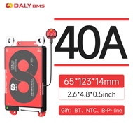 Hot🔥 Daly Lifepo4 BMS อัจฉริยะ/แบตเตอรี่ลิเธียมไอออนบลูทูธการสื่อสาร UART 4S 12V 8S 24V 16S 48V 20S 