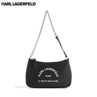KARL LAGERFELD - K/SIGNATURE FAN MEDIUM CROSSBODY BAG 240W3114 กระเป๋าพาดลำตัว
