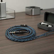 KBEAR ST16 MAX 16-Core 5N OCC Silver-plated IEM Cable 1.5m Braided Earphone Wire