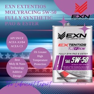 EXN EXTENTIONS MOLYRACING SAE 5W-50 5W50 FULLY SYNTHETIC PAO & ESTER 4 LITRES