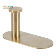 Wall Mounted Hand Towel Bar Rack Brushed Gold Stainless Steel Round Toilet Paper Holder Hook Hardware Accessories,10cm