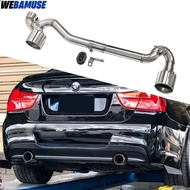 Dual Exhaust Tip System For BMW E90 E92 318i 320i Petrol Upgrade To 335i Look Conversion Tailpipe St