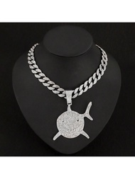 1 mặt dây chuyền cá tính theo phong cách Âu Mỹ 6ix9ine Mặt dây chuyền cá mập lấy cảm hứng từ thạch a