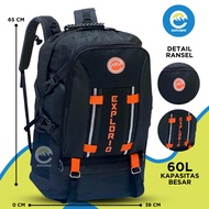 Jumbo Backpack 60L Men's Backpack Unisex Carrier Backpack