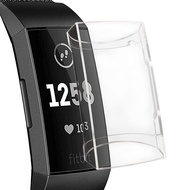 For Fitbit Charge 3/Charge 4 Screen Protecotor Case, Ultra Slim Soft Full Cover Case