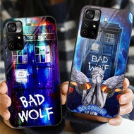 Van Gogh Tardis Doctor Who Glass Phone Case For Xiaomi POCO F3 F4 F5 M3 M4 M5 M6 4G X3 X4 GT NFC X5 
