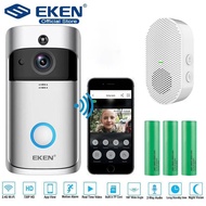 EKEN V5 Video DoorbelI Smart Wireless WiFi Security Door Bell Visual Recording Home Monitor Night Vision