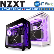 Itw | NZXT H6 Flow RGB Compact Dual-Chamber Mid-Tower Airflow Tempered Glass PC Case (Black | White)