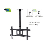 KALOC 32 - 70 INCH CEILING TYPE TOP CEILING HANGING WALL HANGING UNIVERSAL ADJUSTABLE LCD LED FLAT TV BRACKET (T70-15)