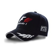 Unisex F1 Racing Team Black Hat F1 Formula One Team Cap Baseball Cap F1 3D Embroidery Hats Motorcycl
