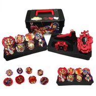 8pcs Burst Gyro Beyblade Set With Launcher Portable Storage Box Kids Toy Gift
