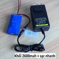 pin247 Khối pin 2s 7.2v 8.4v (Nhiều mẫu) dòng xả cao thay pin máy bắt vít pin máy khoan đèn... Pin L