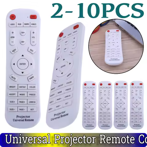 2-10PCS Universal Projector Remote Control for 3M Acer Benq Toshiba Epson Hitachi Sony Jvc Nec Optom