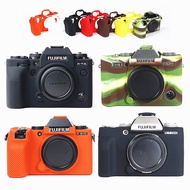 กระเป๋ากล้องเคสซิลิโคนสำหรับ Fujifilm X-S10 XS10 X100V X-T200 X-T100 XT200 XT4 X-T4 X-T3 X-T30 XT30 X-A7 XA7 X-T20 XT100 X-T10