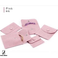 Jewelry Bag Flannel Wallet Snap Thickened Delicate Fleece Ring Necklace Storage